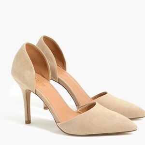 J. Crew Lana Suede D’Orsay Pump